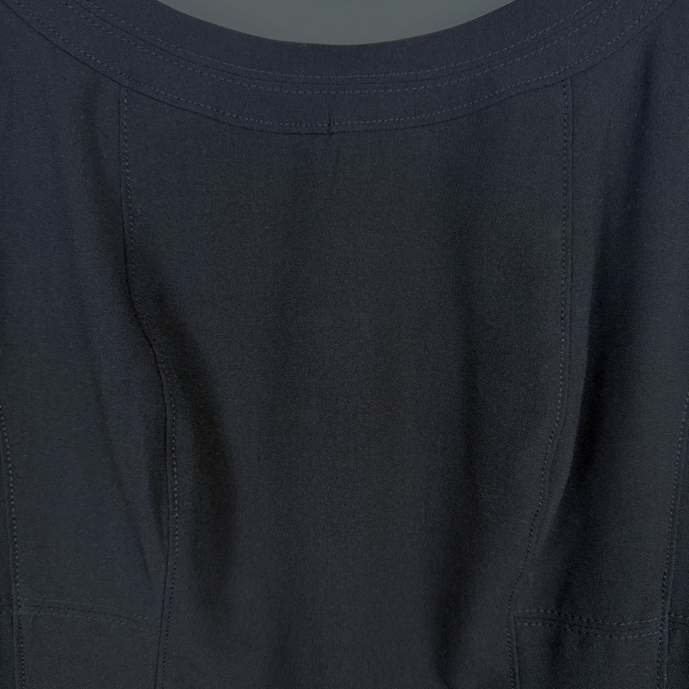WHBM,Little Black Dress Bodycon, Cocktail Dress,Minimalist Textured Stitching. - Picture 12 of 14